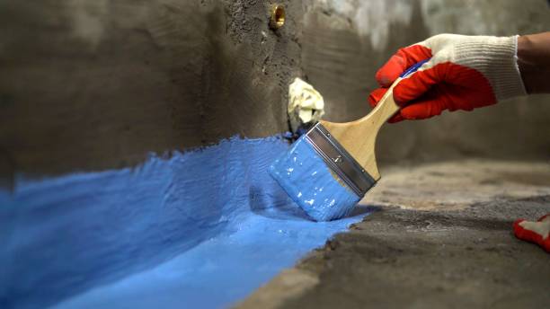 Commercial Basement Waterproofing project at a Le Roy, IL business property by SJ Waterproofing Pros